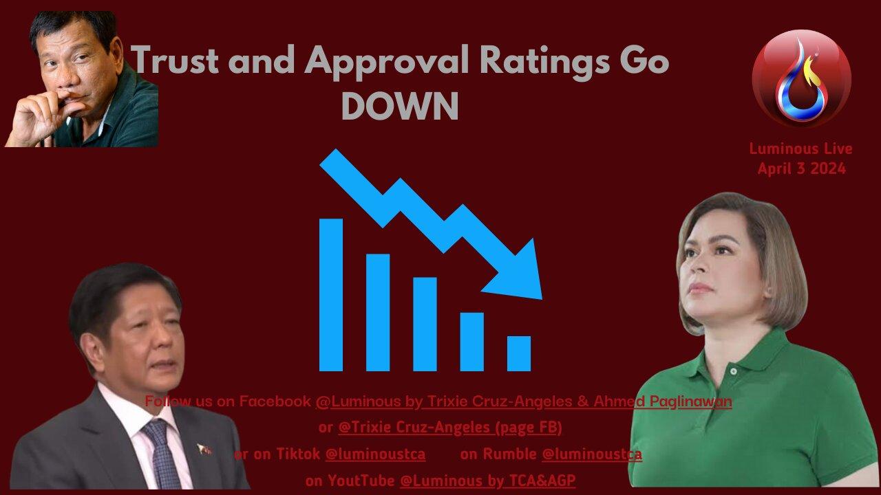 Trust and Approval Ratings Go DOWN