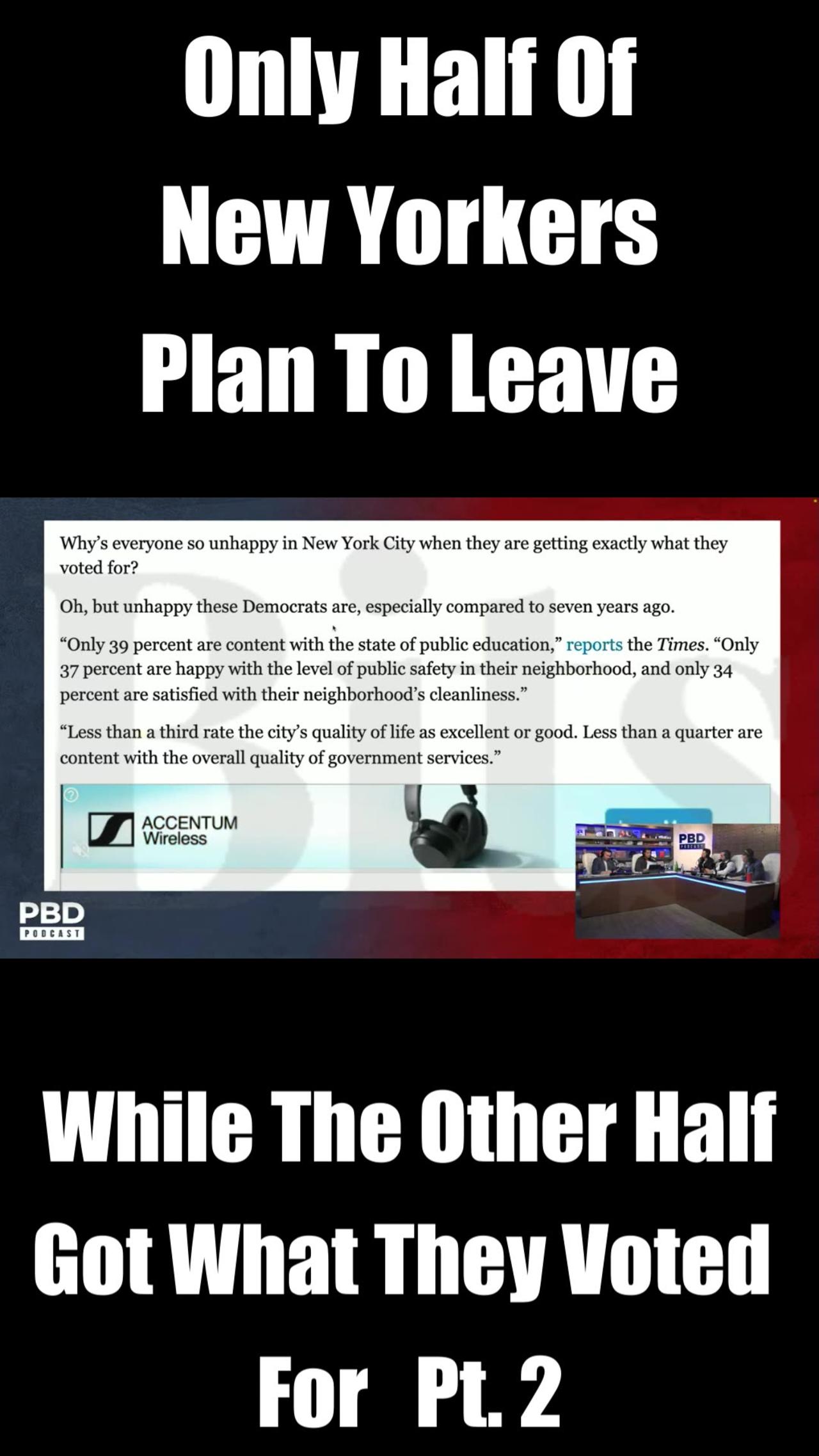 Half Of New Yorkers Want To Leave Pt.2 #trending #viral #shorts #bitsentertainmentnews