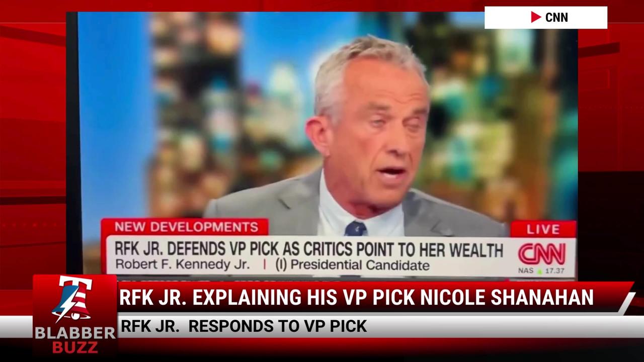 RFK Jr. Explaining His VP Pick Nicole Shanahan