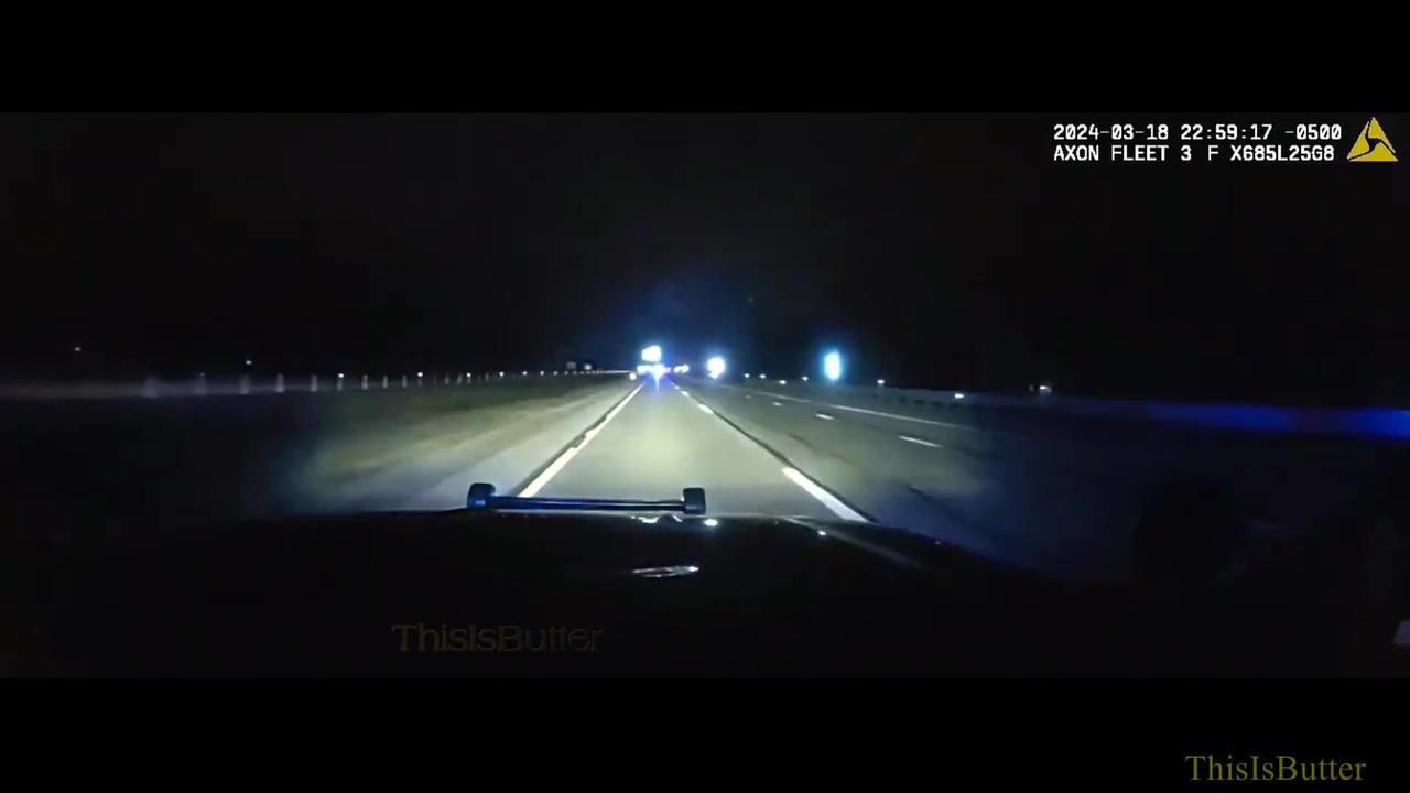 Dash cam shows wrong-way driver, suspected of driving drunk, on Michigan freeway