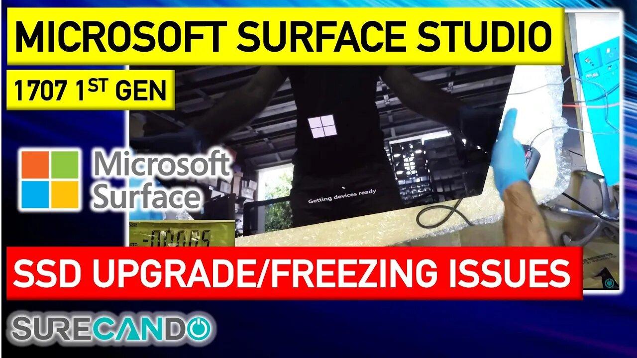 Microsoft Surface Studio 1707_ SSD Upgrade & Thermal Cleanup Tutorial