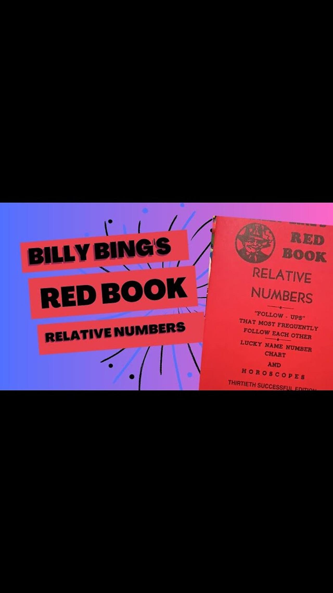 Billy Bing's Red Book of Relative Lottery Numbers 2024