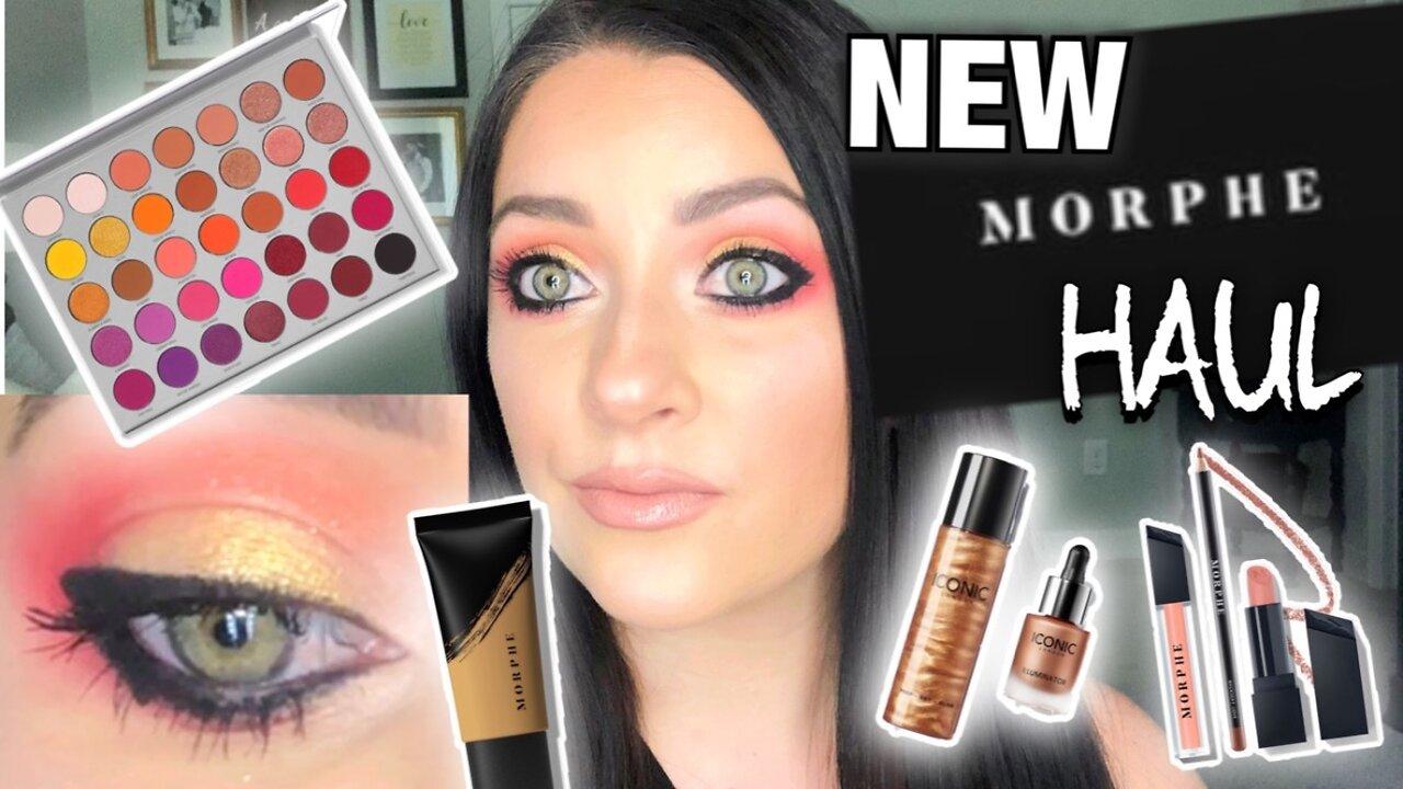 NEW MORPHE HAUL UNBOXING AND FIRST IMPRESSION- JACLYN HILL PALETTE WARM GOLDEN SUMMER EYESHADOW