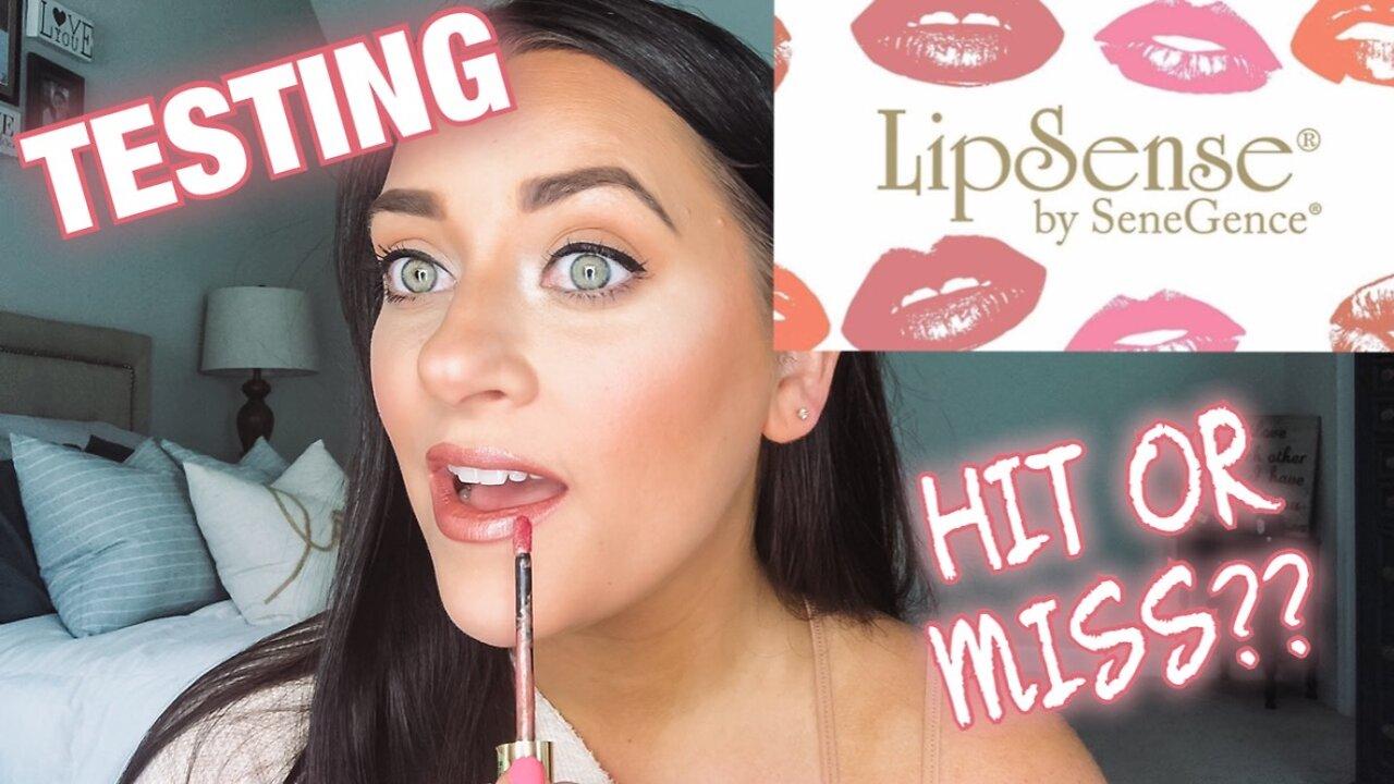 TESTING OUT SENEGENCE LIPSENSE PRODUCTS... HIT OR MISS???