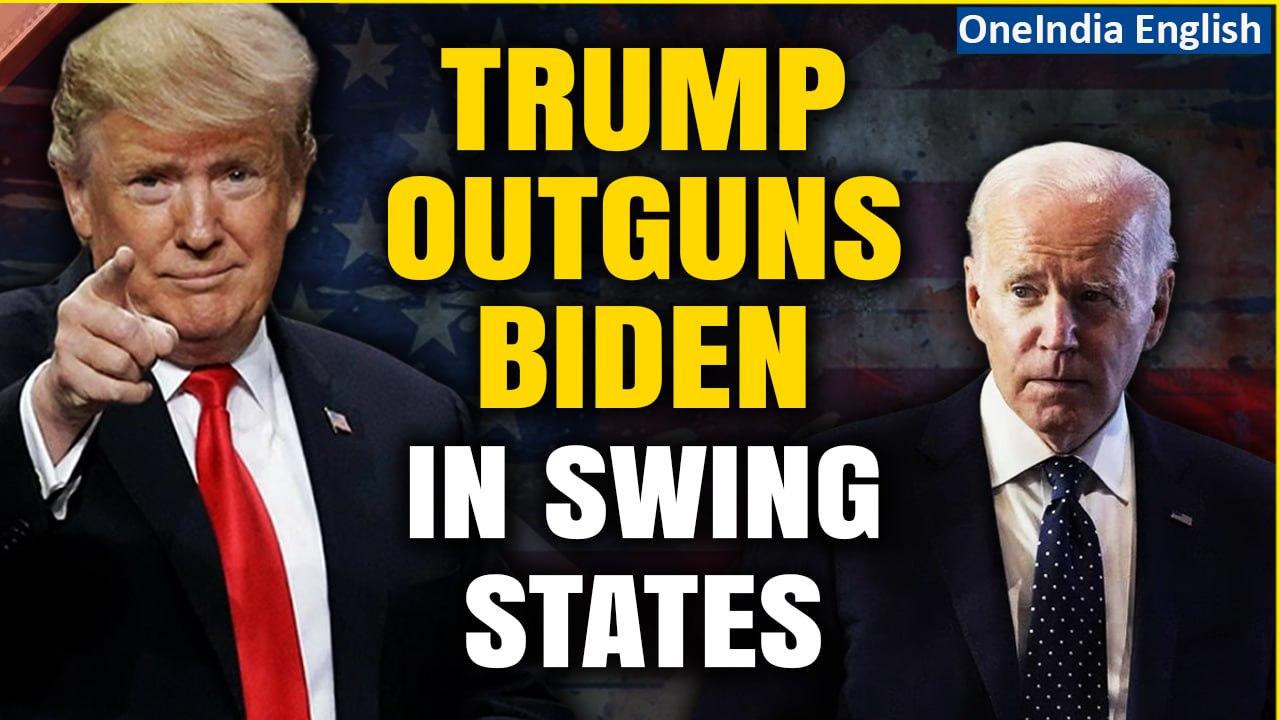 Donald Trump Leads Against Biden in Swing States as Democrat President’ Popularity Plunges| Oneindia