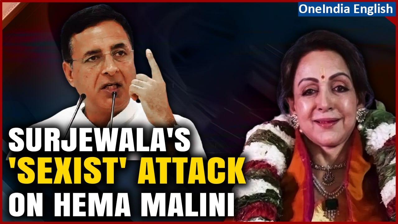 Congress' Misogynistic Remarks: Randeep Surjewala Targets Hema Malini, BJP Backlash | Oneindia News