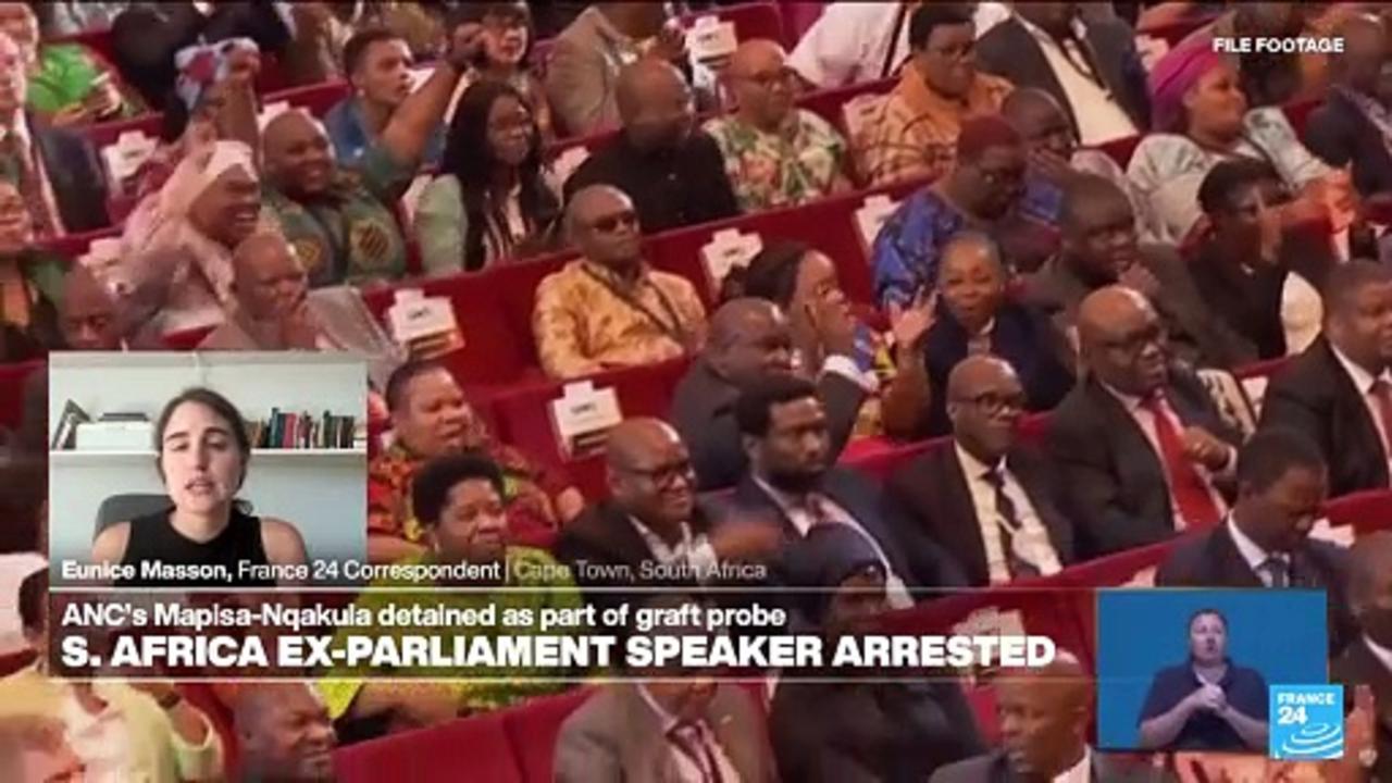 South Africa's ex-parliament speaker arrested in graft probe