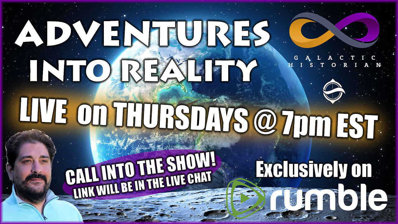 Adventures Into Reality - LIVE Call-In Show with Andrew Bartzis, the Galactic Historian! (4/04/24)