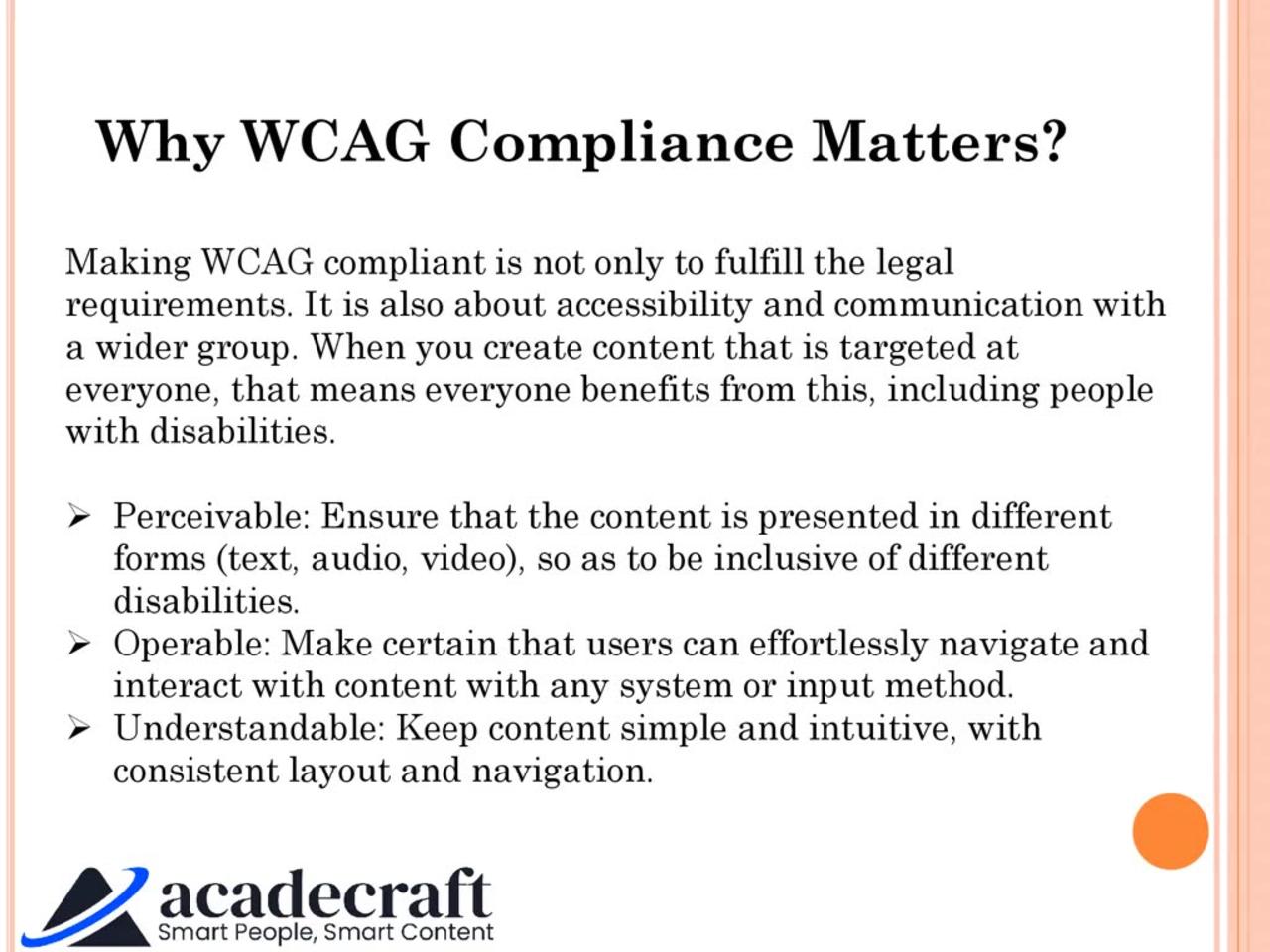 WCAG Compliance A Quick Guide