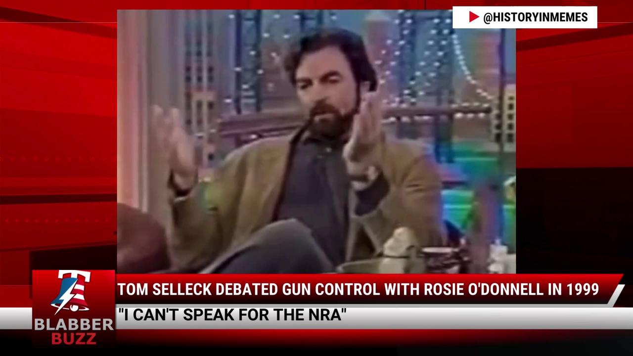 Tom Selleck Debated Gun Control With Rosie O'Donnell In 1999