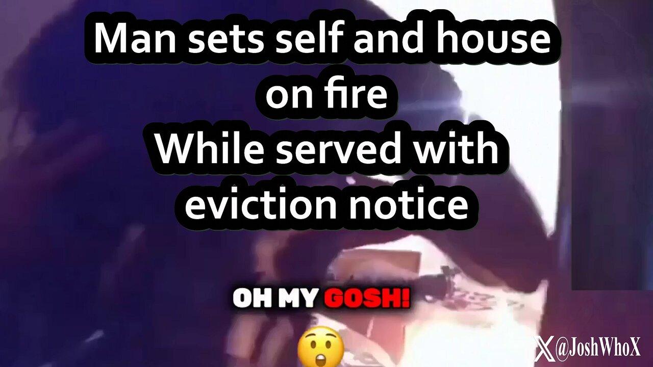 🚨82-Year-Old Man Dies in Fire During Eviction, Sparking Debate‼️