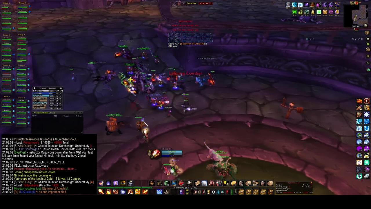 Turtle Wow - DT weekly Naxx run - 4 April - Mage POV - NEW RECORD - 1m33s faster than the old one