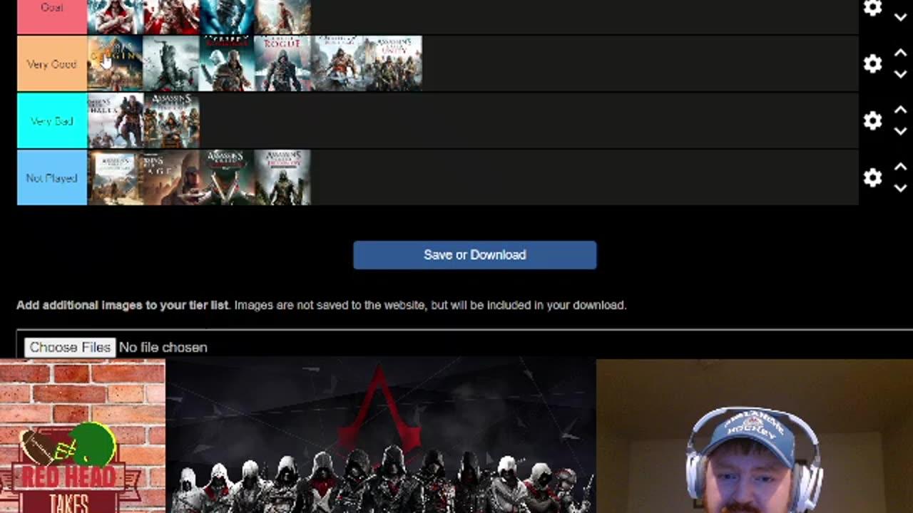Best Assassin's Creed Tier List - Assassins Creed Tiermaker