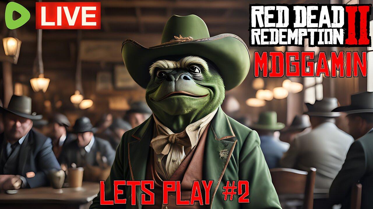 🔴LIVE-Red Dead Redemption 2 -Lets Play Part 2- #RumbleTakeover