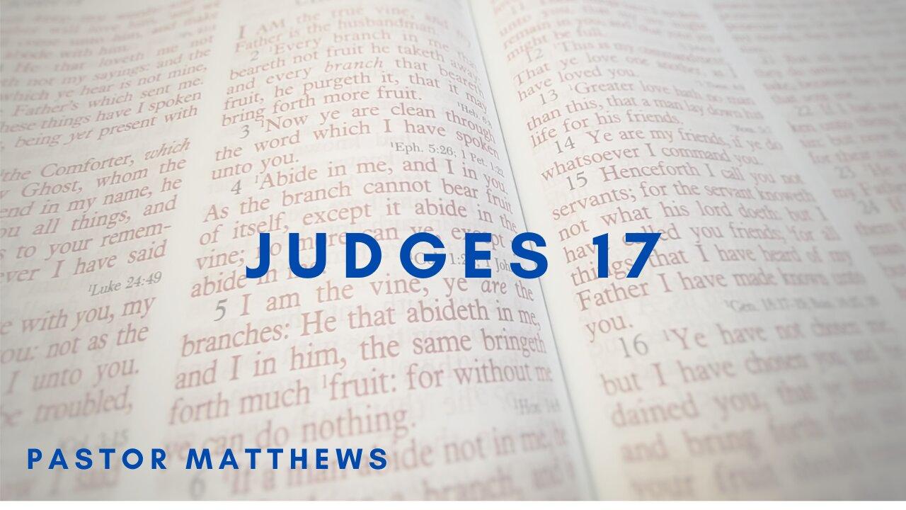 "Judges 17" | Abiding Word Baptist