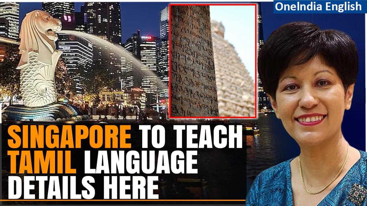 Singapore Minister Indrani Rajah Proposes Tamil Language Introduction in Public Schools | Oneindia
