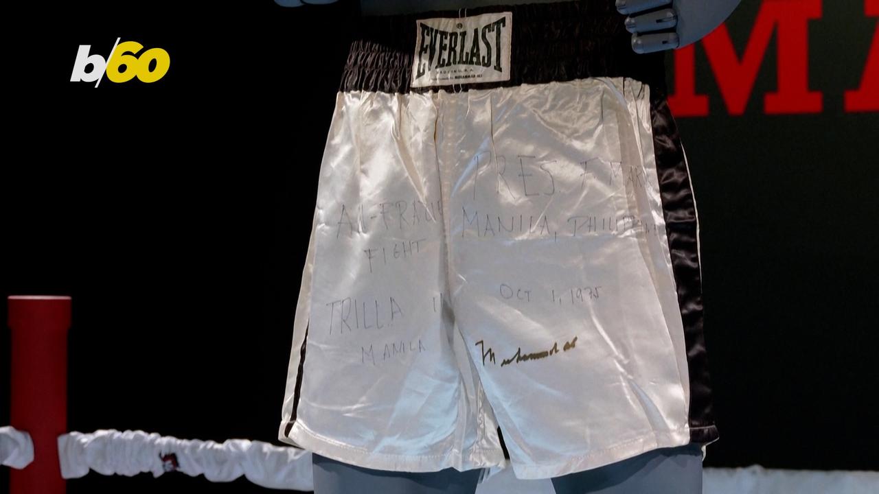 Iconic Muhammad Ali Fighting Trunks Up For Auction