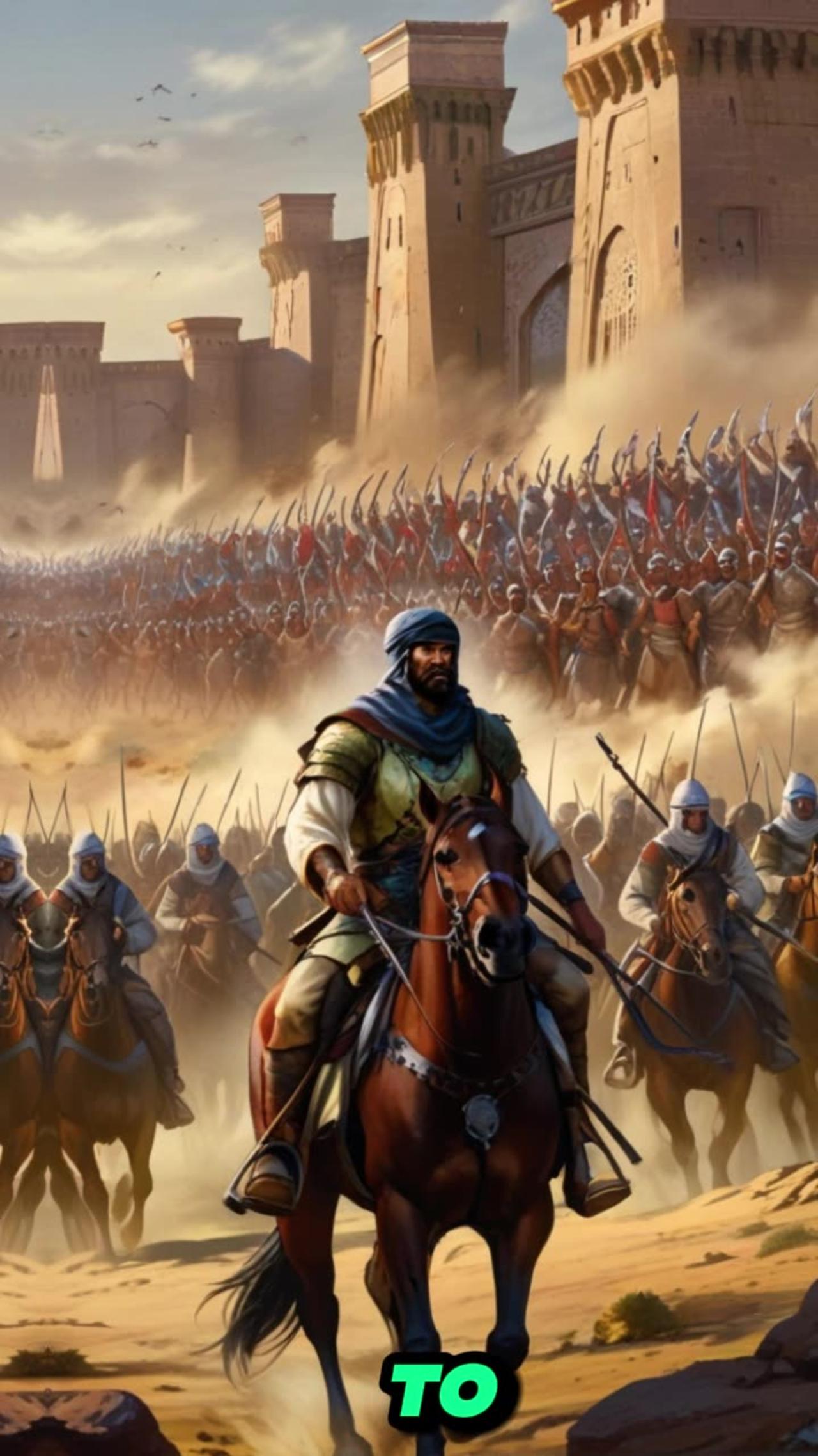 The Muslim General who Defeated the Romans & Persians