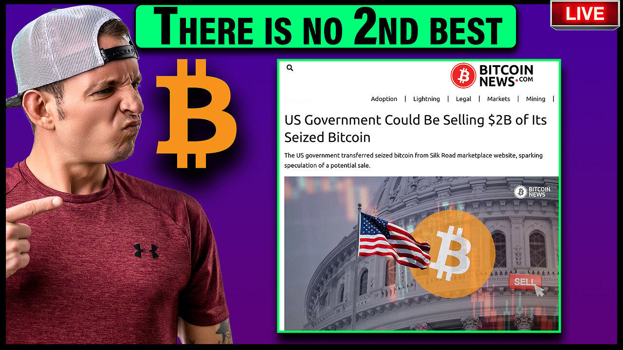 BREAKING NEWS | US Government Could Be Selling $2B of Its Seized Bitcoin