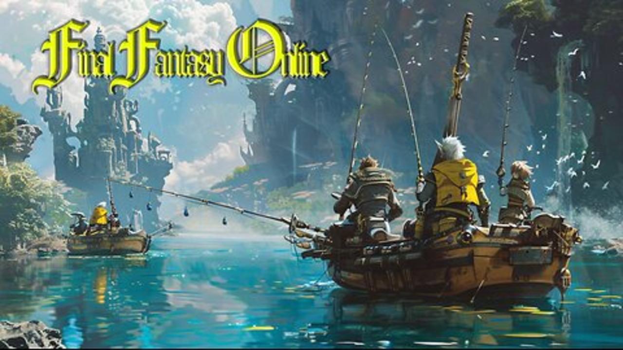 Final Fantasy Online | Day 5 | Never Played Before | Fishing Time