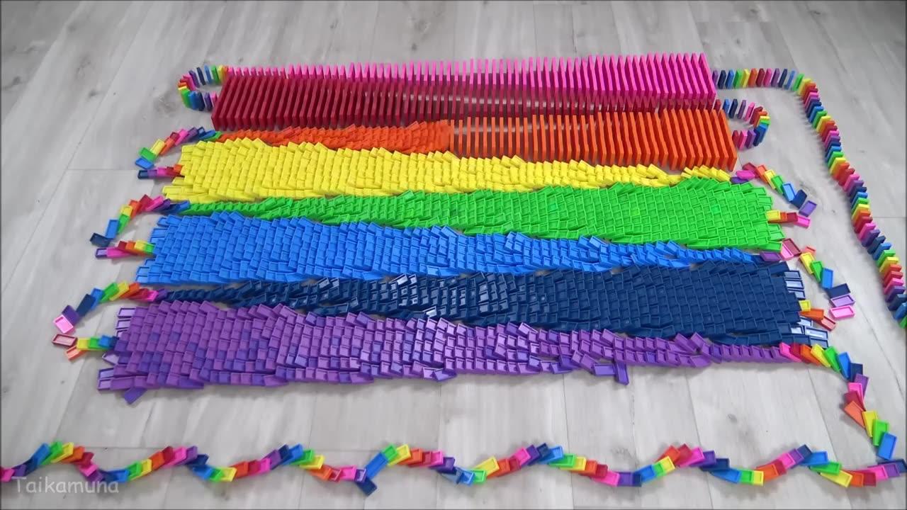 amazing rainbow domino