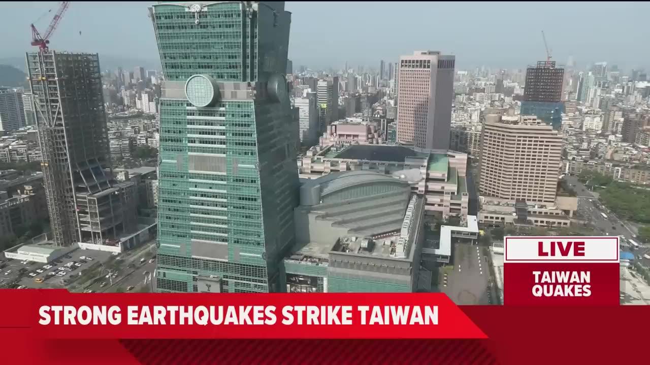 7.5 Earthquake Hits Taiwan Tuesday April 2, 2024