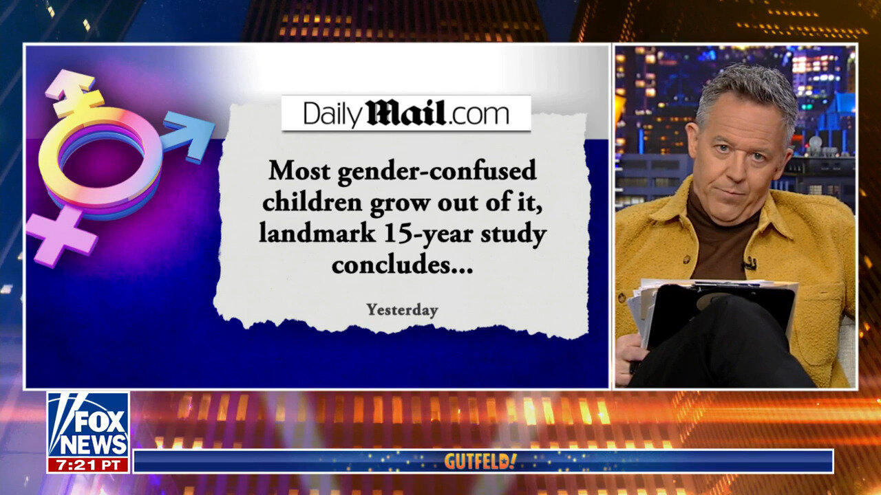 Gutfeld: Turns Out The Youth Trans Craze Was Just A Phase