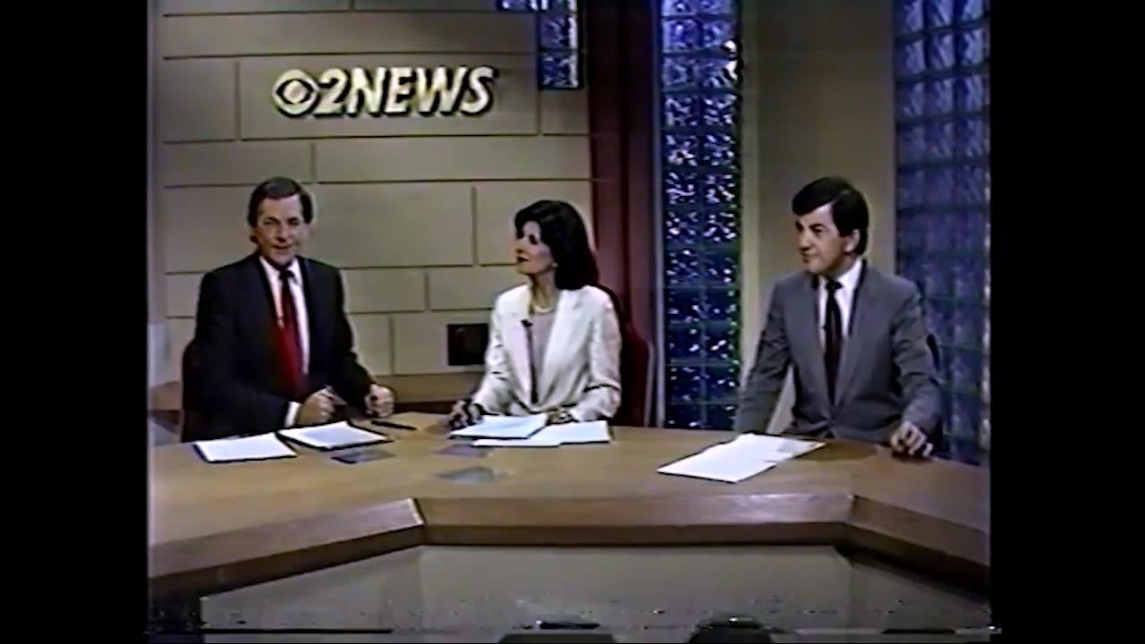 April 5, 1987 - Penny Griego KCBS Los Angeles News Promo & Late News Headlines