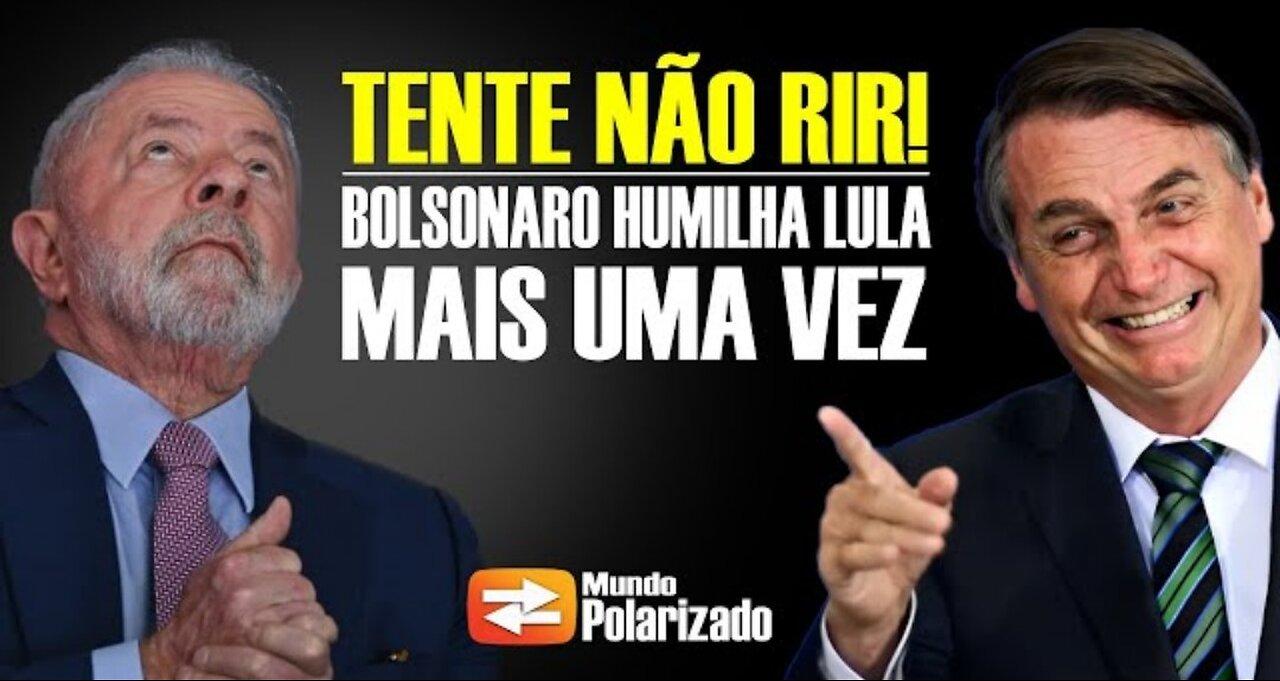 Bolsonaro HUMILHA LULA mais uma vez! Petista participa de mais um evento SEM POVO!