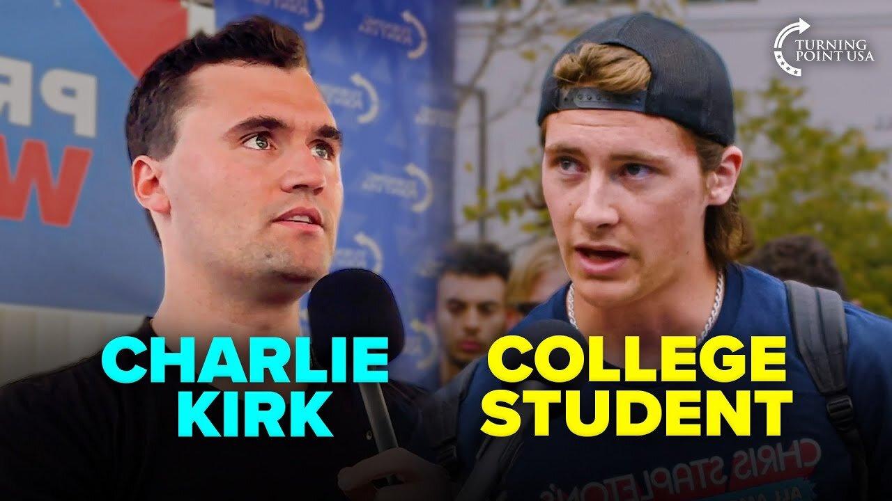 Charlie Kirk WARNS College Student To Watch Out For WOKE RUBBISH 👀🔥