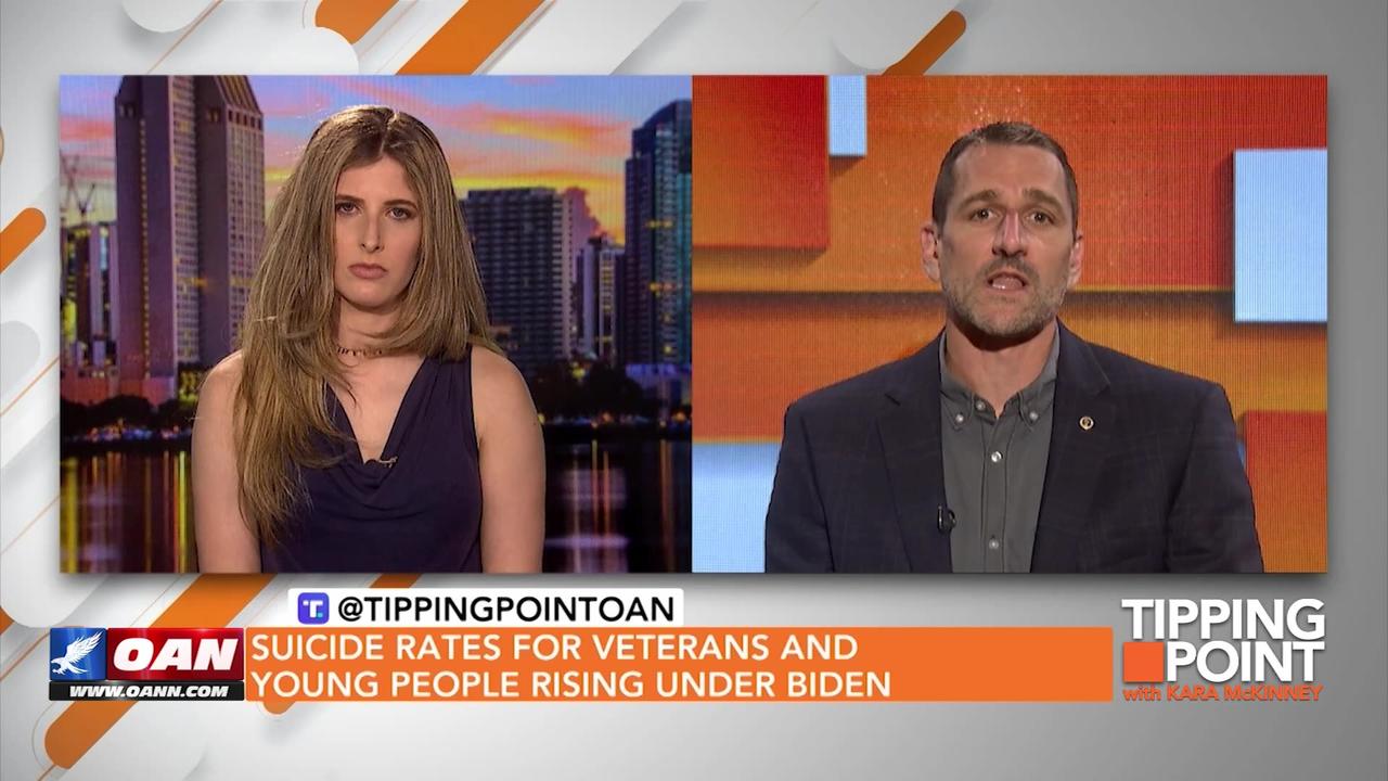 Suicide Rates For Vets And Young People Rising Under Biden| TIPPING POINT