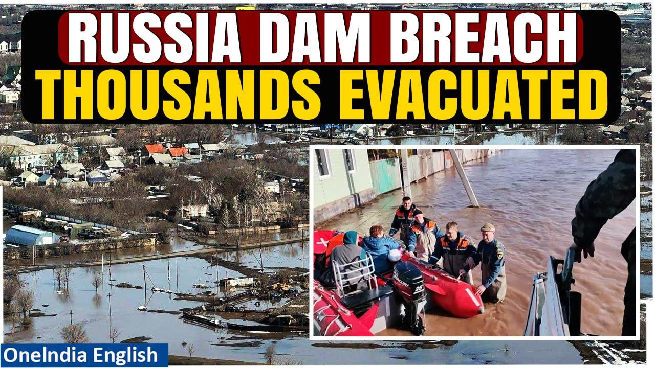 Russia: Thousands evacuated amid ‘critical’ flooding after dam breach in Urals | Oneindia News