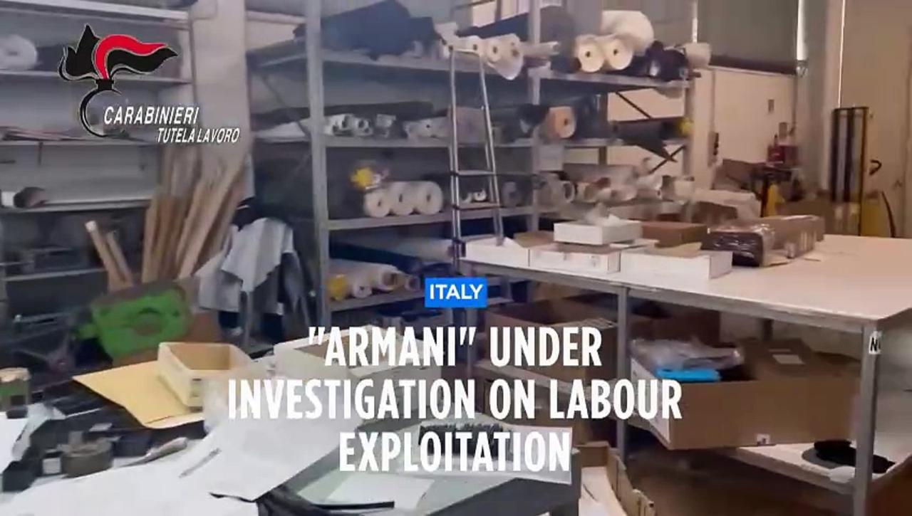 Armani subsidiary shut down for ‘exploiting workers’