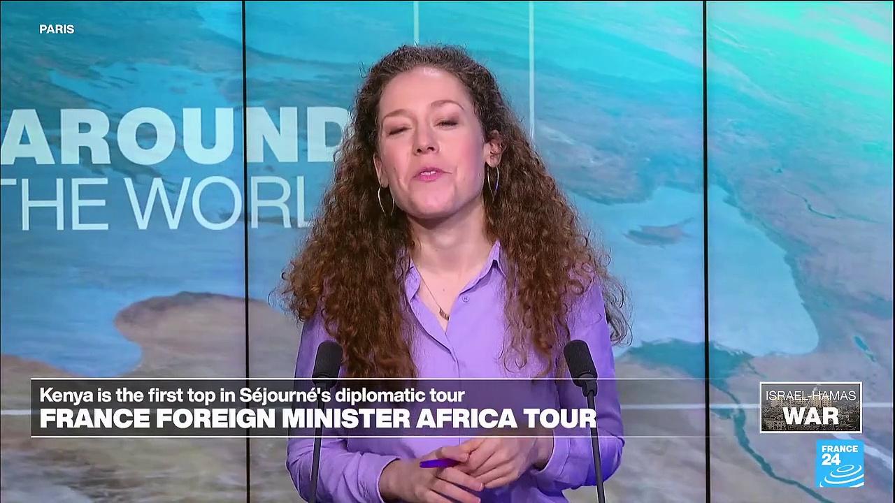 French Foreign Minister Stephane Sejourne visits Kenya