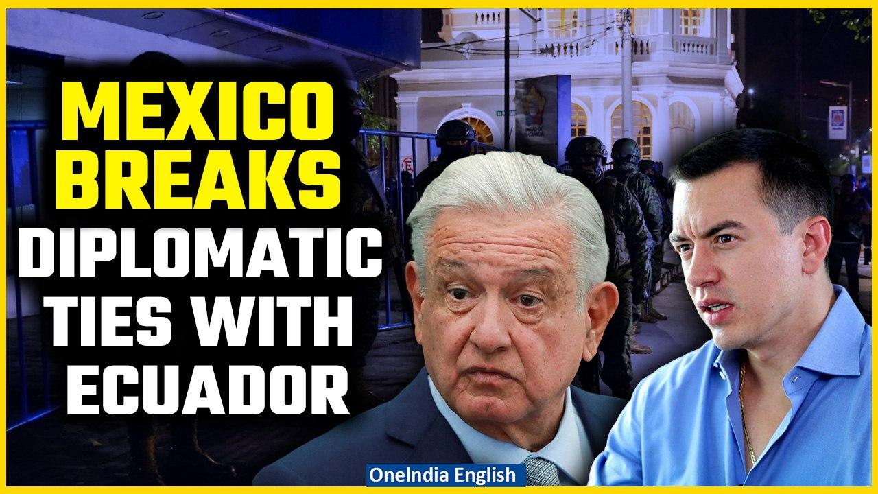 Video: Fuming Mexico suspends relations with Ecuador after arrest of former Vice President | One