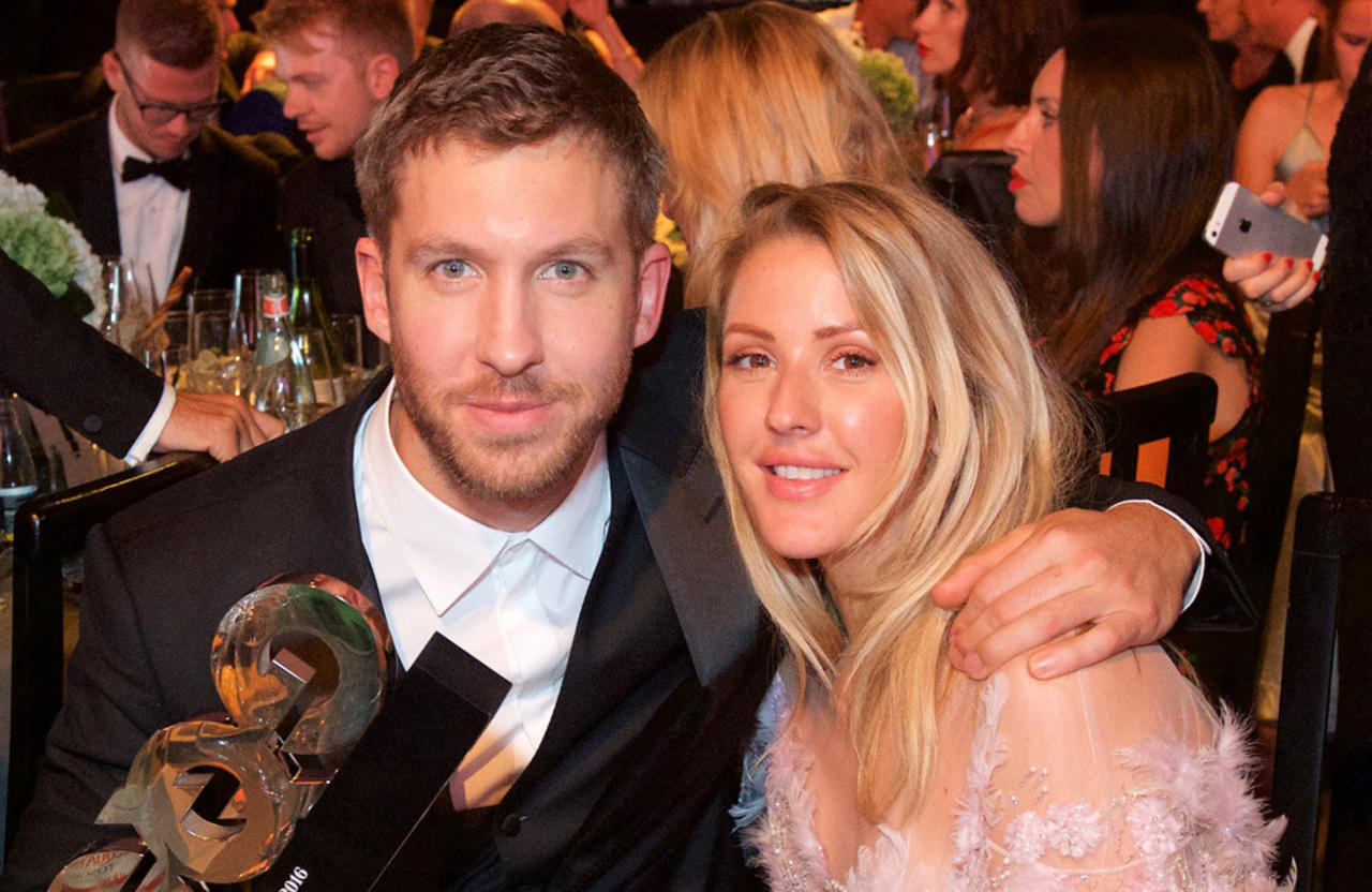 Calvin Harris and Ellie Goulding are collaborating on new music