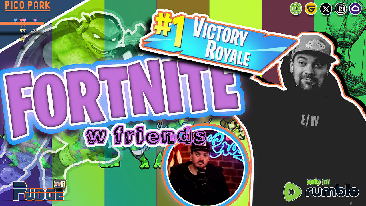 🟣 Fortnite w Friends | What is Pico Park? | Need That Victory Crown
