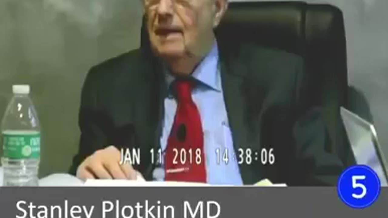 In court testimony of Dr Stanley Plotkin admitting what else is in vaccines.