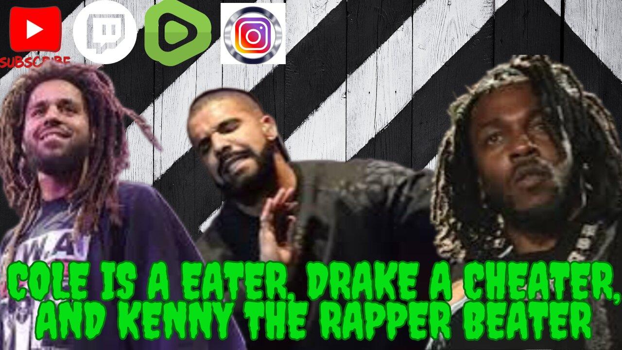 Friday Night In Studio - J Cole A Eater, Drake A Cheater, And Kenny The Rapper Beater