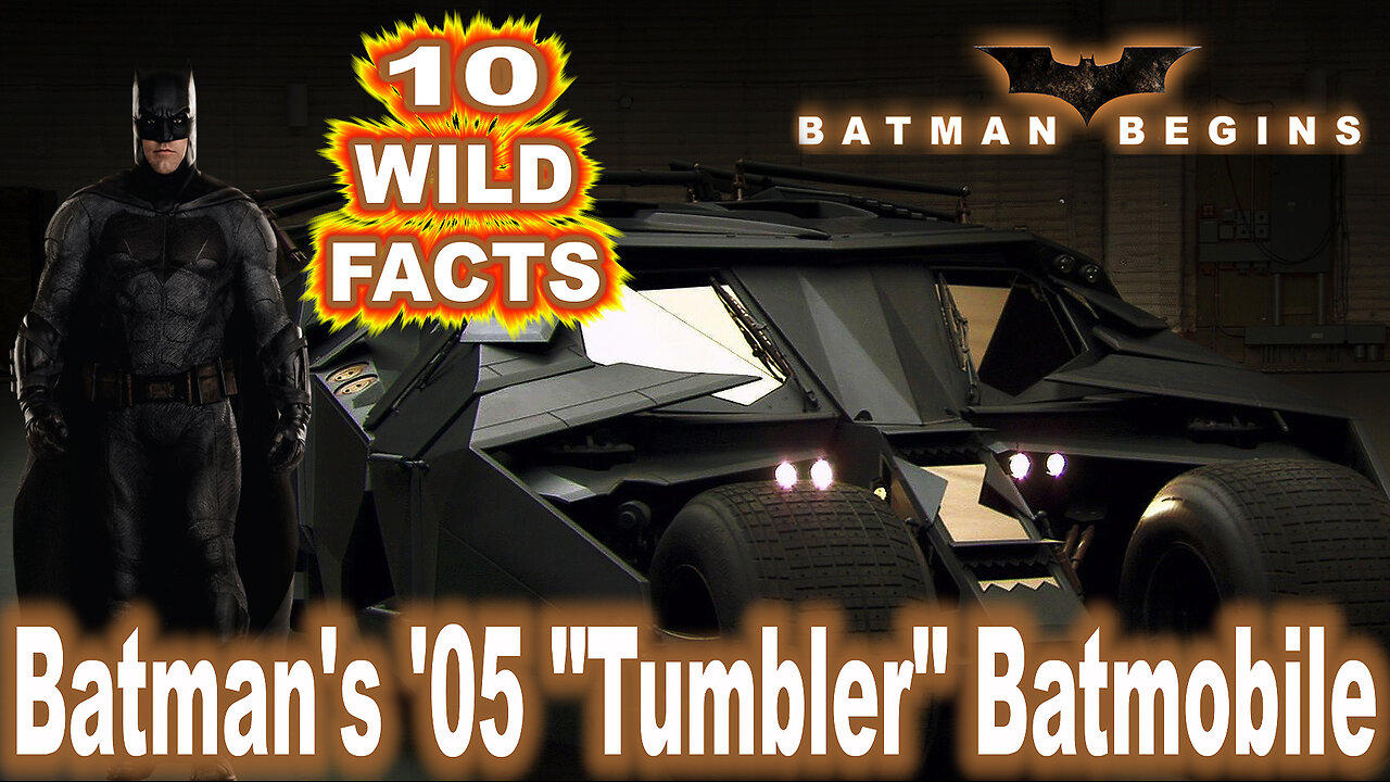 10 Wild Facts About Batman's '05 "Tumbler" Batmobile - Batman Begins (2005)
