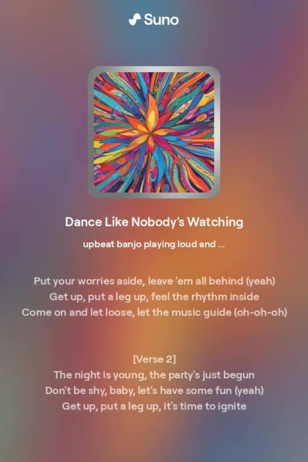 Dance Like Nobody's Watching