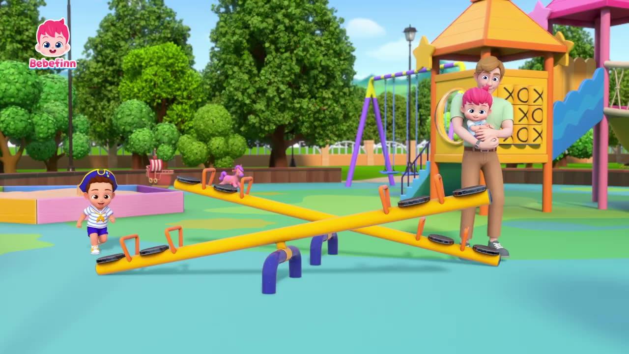OUCH ! PLAYGROUND SAFETY SONG ! BEBEFINN ! NURSERY RHYMES FOR KIDS !