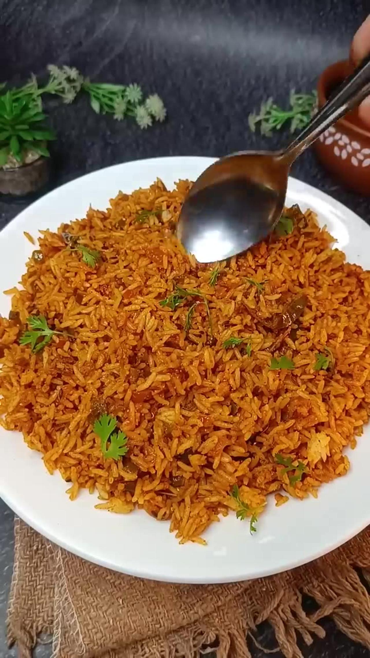 Home style desi fried rice recipe
