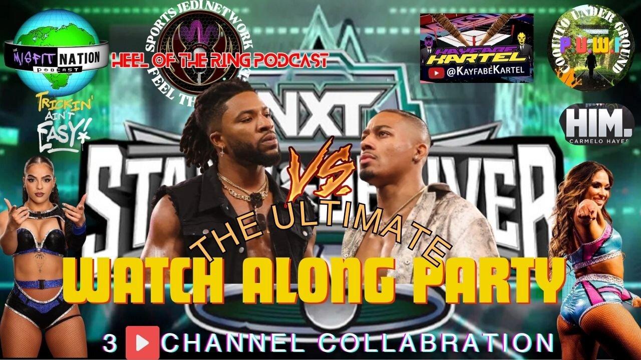 WWE NXT STAND & DELIVER THE ULTIMATE COLLABRATION OF WATCHALONG PARTY ACROSS 3 CHANNELS