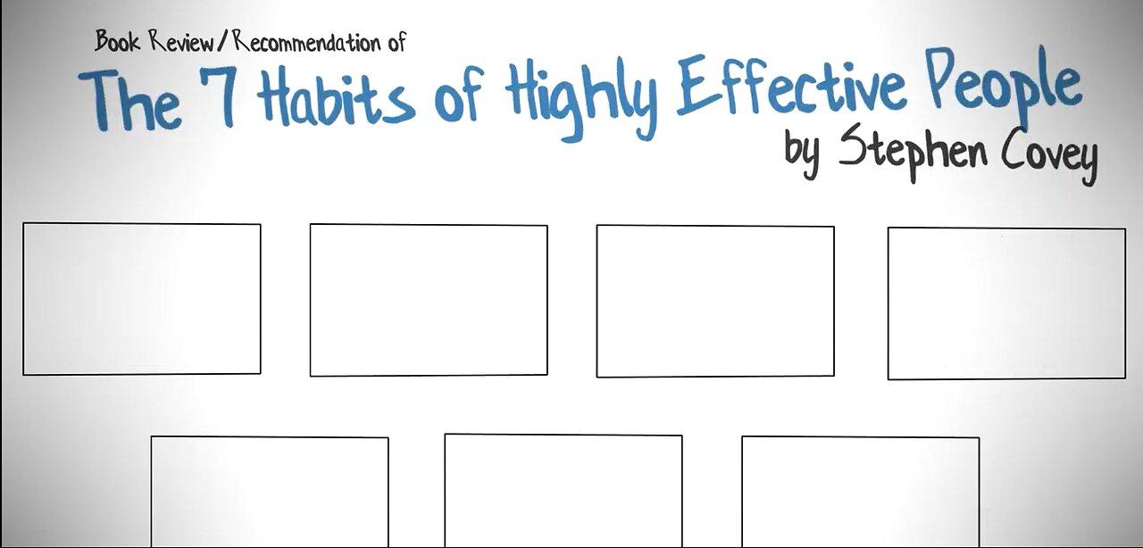 THE 7 HABITS OF HIGHLY EFFECTIVE PEOPLE BY STEPHEN COVEY - ANIMATED BOOK SUMMARY