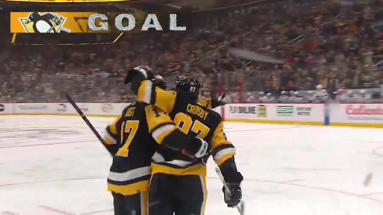 NHL: Sidney Crosby scores 1st goal (40th season) for Penguins vs. Lightning!