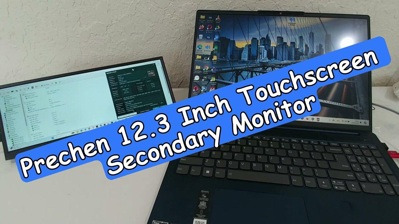 Prechen 12.3 Inch Touchscreen Secondary Monitor (Perfect As CPU/GPU Monitor) Review And Tutorial
