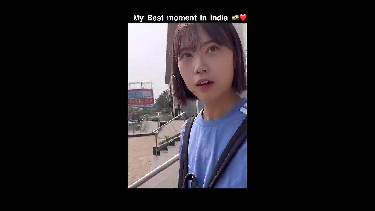 Chinese girl in India