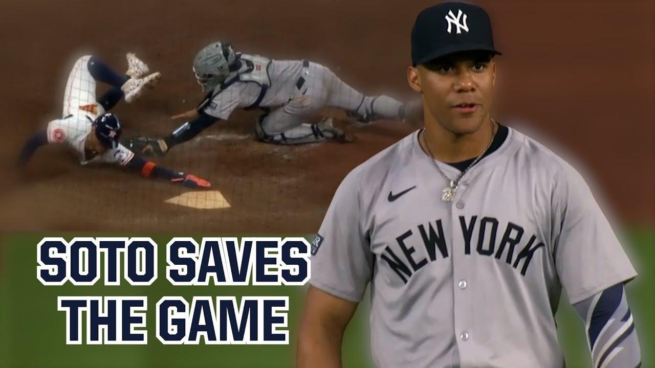 Check out this epic MLB moment: Juan Soto saves the Yankees on Opening Day!