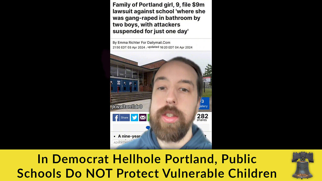 In Democrat Hellhole Portland, Public Schools Do NOT Protect Vulnerable Children
